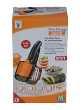 Nicer Dicer Quick Genius Zerkleinerer Gemüseschneider Obstschneider Schäler