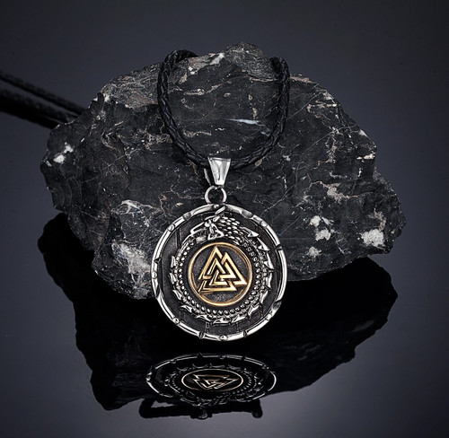 Nordische halskette valknut - nordische,