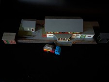 Rarität Antike H0  "Fichtenhain" Pappe 60er TT  + Kirche