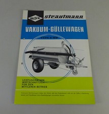 Prospektblatt / Broschüre BSL Strautmann Güllewagen E-SV 2000 / 2500