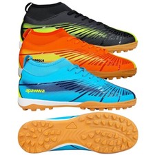 Jungen Multinocken mit Socke Kinder Fußballschuhe Strikeon Orange/Blau/Schwarz