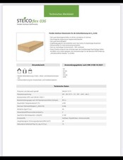 Isolierung Steico flex 036