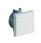 ABL Sursum Perilex-Steckdose 16A Unterputz IP44 mit Klappdeckel weiß...