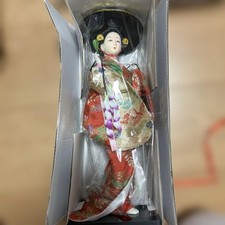 Japanische Puppe 30 cm rot &