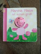 Fingerpuppenbuch "Hanna Hase Ist Schon Groß"