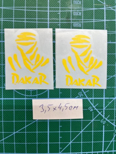 Dakar logo aufkleber 2st - aufkleber, 2st.