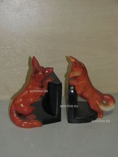 +# A002076_02 Goebel Archiv Muster Buchstützen Fuchs Füchse XS786 Krone TMK1
