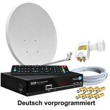 4 Teilnehmer Sat Anlage 60cm
