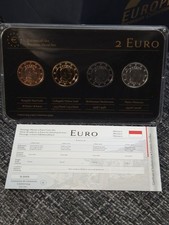 2 Euro Edelmetall Set MONACO