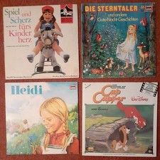 4 Kinder LP Schallplatten