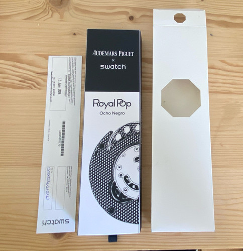 Swatch royal pop ocho negro - royal,