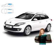 Sonnenschutz Renault Megane 3 kombi 08'-15' Blenden hinten 4-teilig