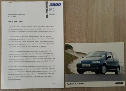 Fiat punto 6 gang - punto, 6-gang