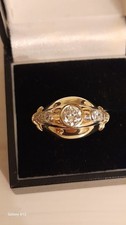 Brillant Ring 585 Gold Ca. 1
