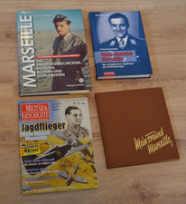 Walter Wübbe u.a.: Konvolut Hans-Joachim Marseille geb. Bücher, Zeitschrift