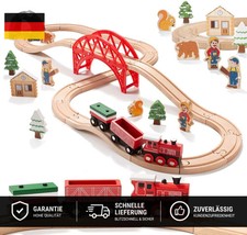 Giant Bean Holzeisenbahn Set