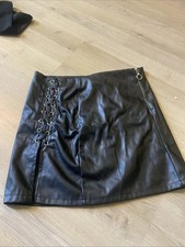 Unechter Lederrock Mit