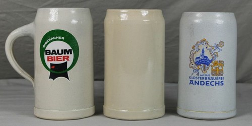 Liter steingut brauerei - 3x,