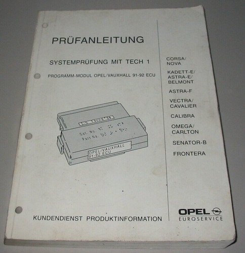 Werkstatthandbuch opel corsa - werkstatthandbuch,