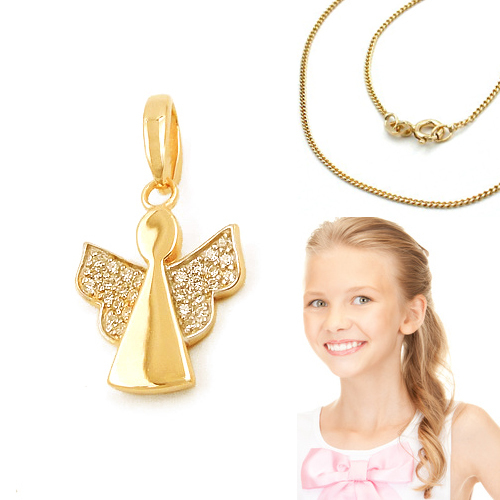 Moderner fliegender echt gold - moderner,