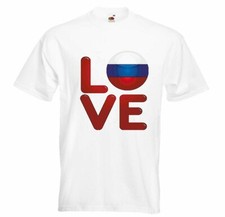 Shirt love russia ich - i,