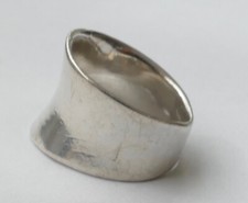 Designer Ring schlicht zeitlos Silber Modernist Vintage 70er ring silver