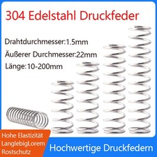 Druckfeder Draht Durchmesser