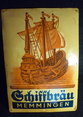 Reklameschild brauerei - reklameschild,