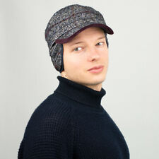 Bugatti Herren Wintercap - Wintermütze Wolle Cap mit Ohrenklappen Nackenschutz