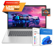 Laptop amd ryzen 5 - hp, 17.3"