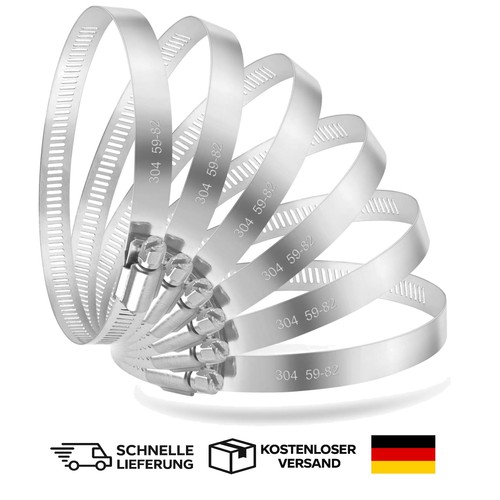 Schlauchschellen edelstahl - schlauchschellen,