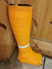 Gipsbein, Unterschenkelgips Orange Rechts