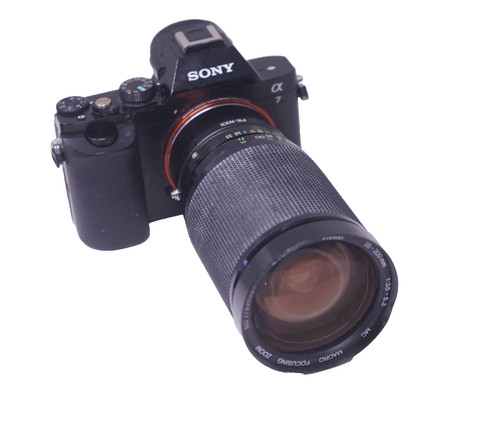 Sony mount adaptiertes - mount,