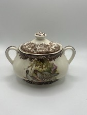 Royal Worcester Palissy Game Series Zuckerdose