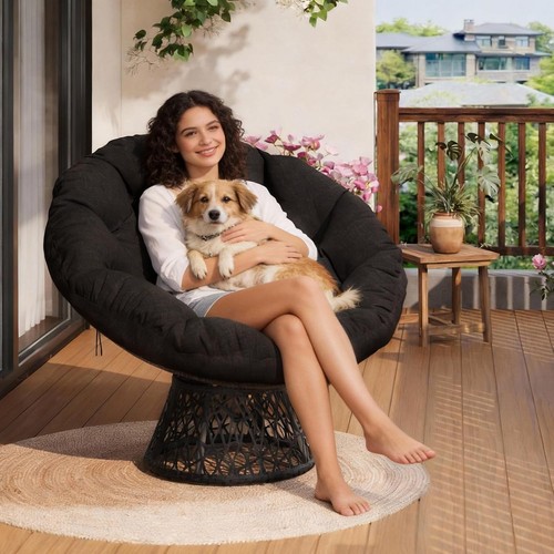 Rattan drehsessel 360 - rattan, 360°