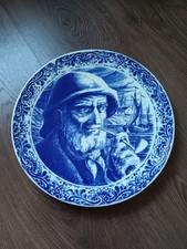Delft Wandteller blau weiß