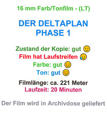 16mm Farb/Tonfilm:  DELTA-PHASE 1 - NIEDERLANDE - 1963