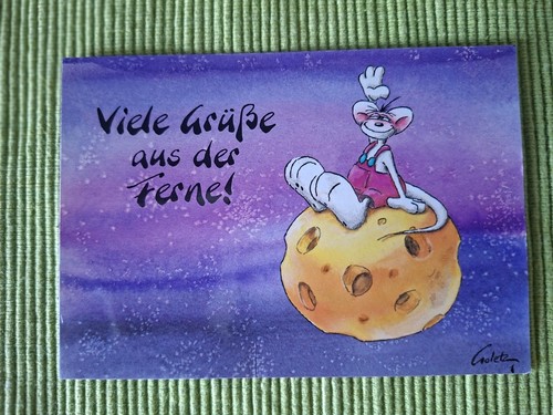 Diddl postkarte - postkarte,