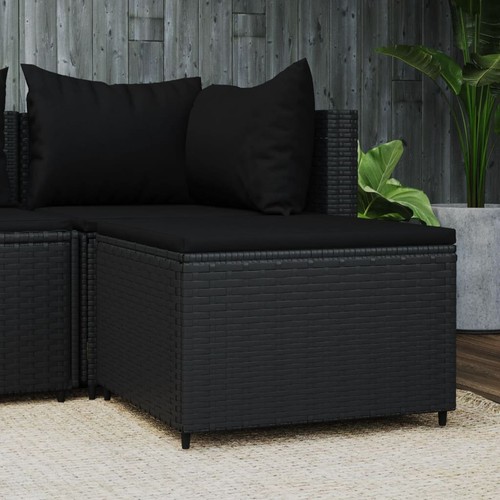 Vidaxl gartenhocker mit kissen - mit,
