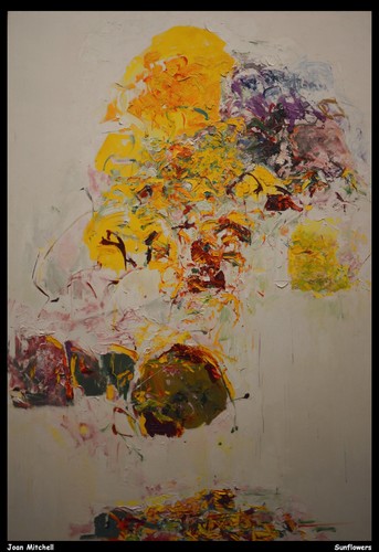 Joan mitchell sunflowers 1 - sunflowers, o