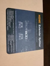 Premium Cord HDMI Extender Splitter KHSPLIT2G 2x Receiver 1x Sender Cat6/6a/7