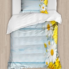 Gelbe Blume Bettwäsche Set