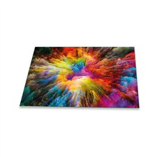 Herdabdeckplatten Ceranfeld Spritzschutz Glasplatte 80x52 Deko Abstrakt Bunt