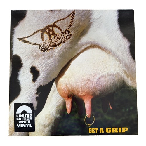 Aerosmith get grip - a, white