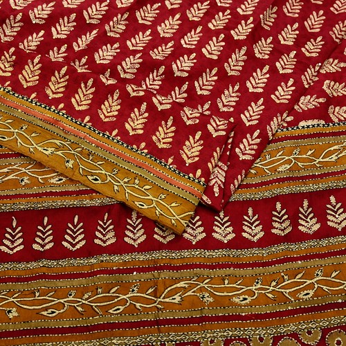 Indischer vintage sari rot - sari,