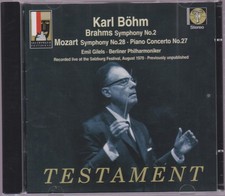 Karl Böhm - Emil Gilels /