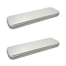  2 Pcs Stifte Etui Aus Metall