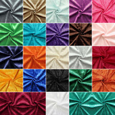 Pannesamt uni 145cm breit Meterware Polyester Samtstoff glänzend dekorativ