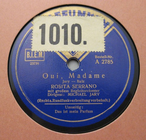 Rosita serrano oui madame - madame, /