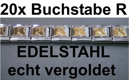 20x buchstaben vergoldet - buchstaben,